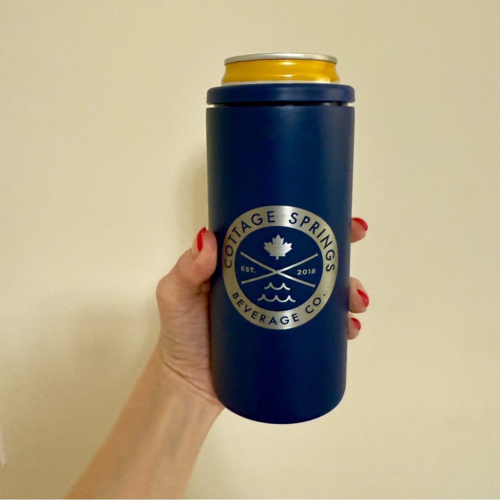 NEW! Cottage Springs Beverage Cooler - White - Picture 6 of 8